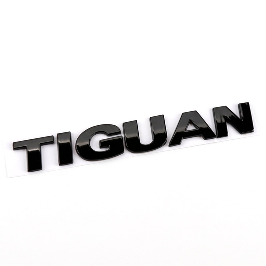 Logo de coffre Volkswagen Tiguan Noir Brillant