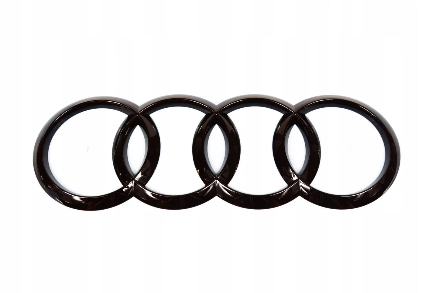 Logo de coffre noir brillant Audi : 175, 192, 200, 216 et 230mm