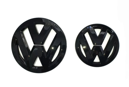 2x logos noir brillant Vw Scirocco (09-14)