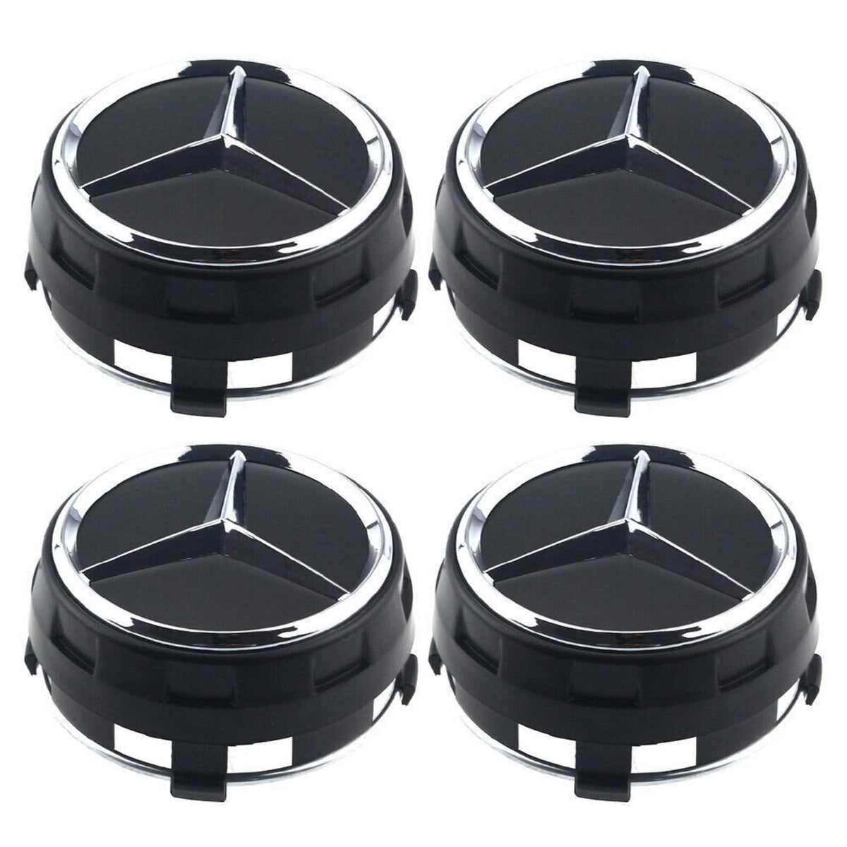 4x Caches Jantes Mercedes AMG - Noir – France Tuning