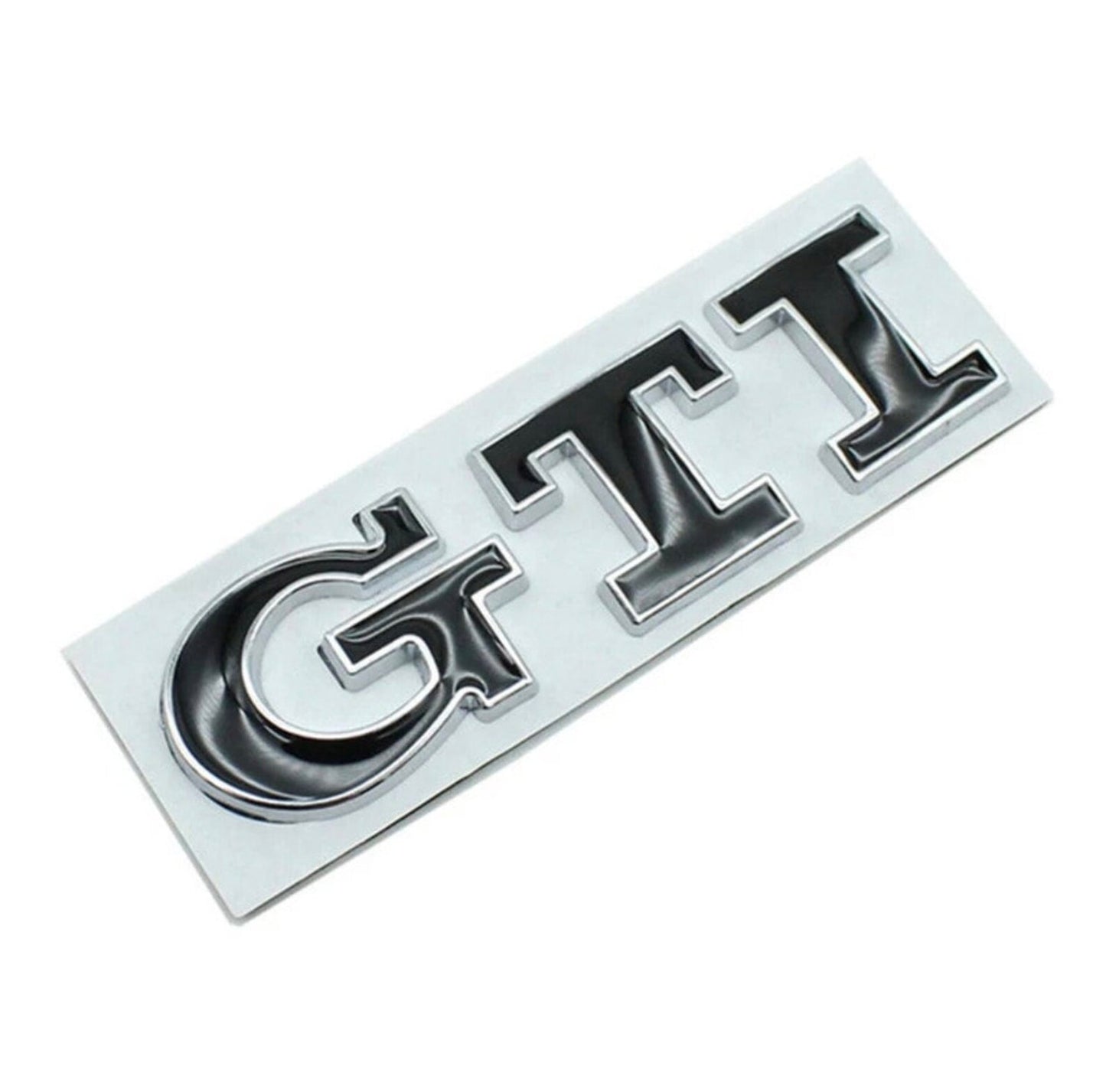 Logo de coffre Volkswagen GTI Noir et chrome