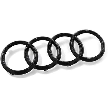 Logo de calandre Audi TT 249mm noir brillant