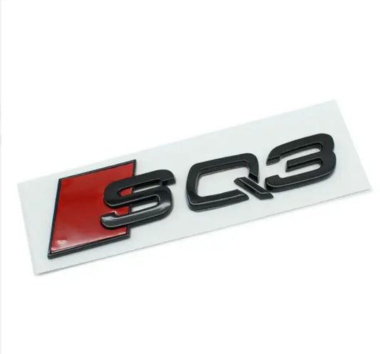 Logo de coffre Audi SQ3 Noir