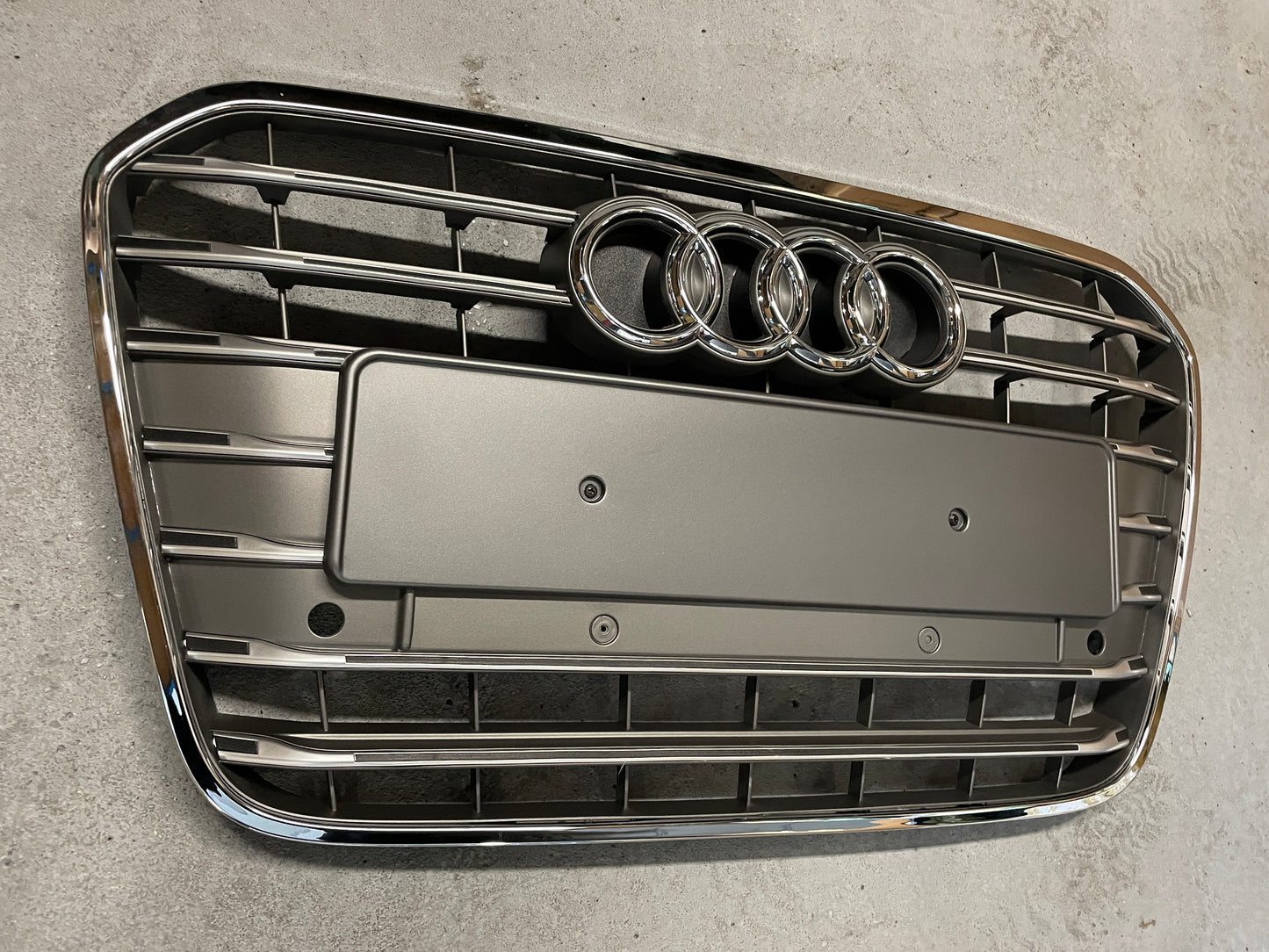 Calandre Audi A6 C7 Look S6 Gris (11-15)