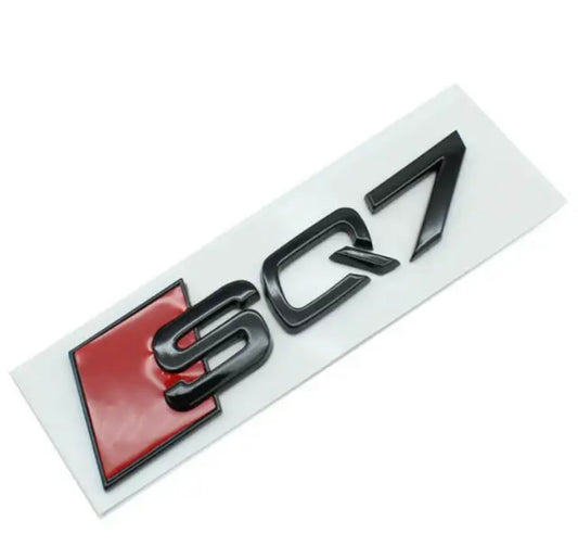 Logo de coffre Audi SQ7 Noir