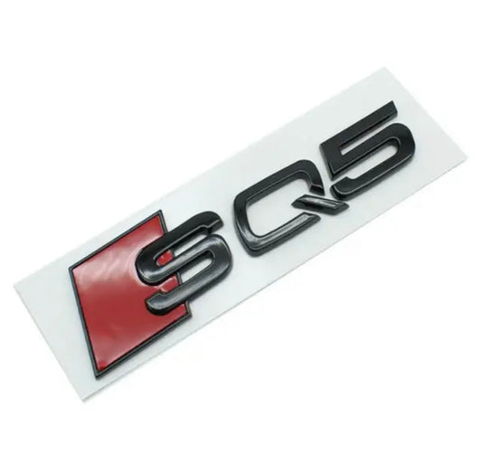 Logo de coffre Audi SQ5 Noir