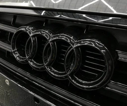 2x Logos Audi noir Brillant Audi A1, A3, A4 et A5